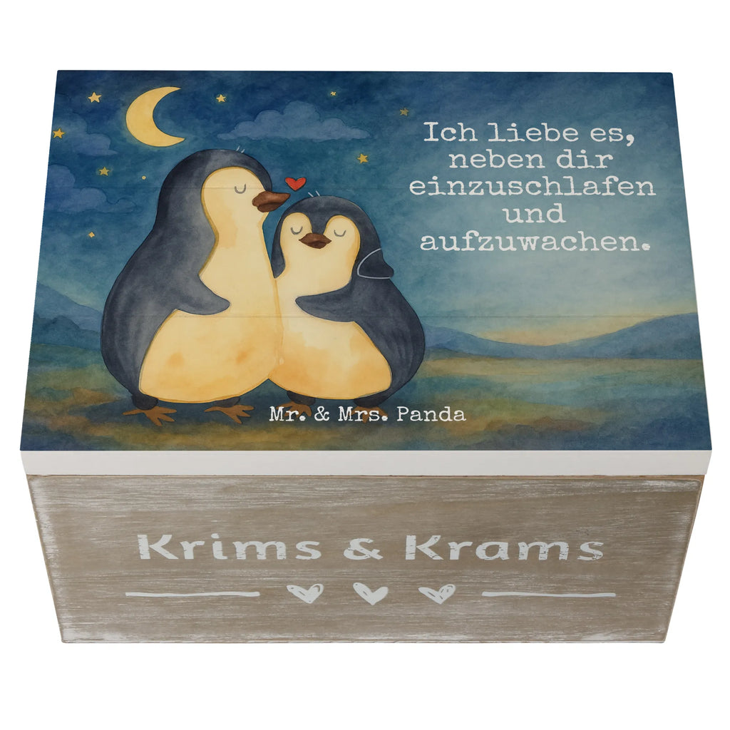 Holzkiste Pinguine Einschlafen Design Erinnerungskiste, Truhe, Holzkiste, XXL, Aufbewahrungsbox, Schatzkiste, Kiste, Erinnerungsbox, Dekokiste, Geschenkdose, Schatulle, Geschenkbox, Liebe, Partner, Freund, Freundin, Ehemann, Ehefrau, Heiraten, Verlobung, Heiratsantrag, Liebesgeschenk, Jahrestag, Hocheitstag, Geschenk für Partner, Valentinstag, Mitbringsel, Liebesbeweis, Geschenk für Frauen, Geschenk für Freundin, für Ehemann, Hochzeitstag, für Männer