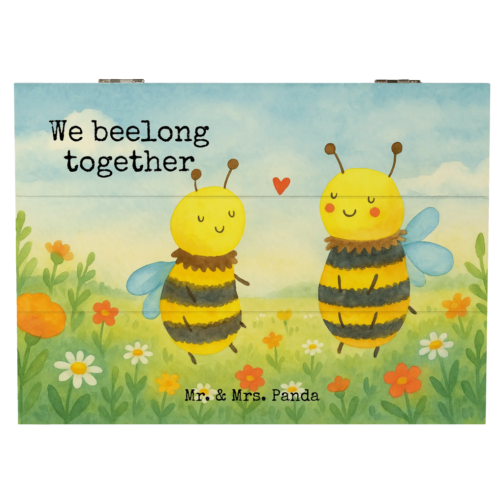 Holzkiste Biene Verliebt Design Holzkiste, Kiste, Schatzkiste, Truhe, Schatulle, XXL, Erinnerungsbox, Erinnerungskiste, Dekokiste, Aufbewahrungsbox, Geschenkbox, Geschenkdose, Biene, Wespe, Hummel