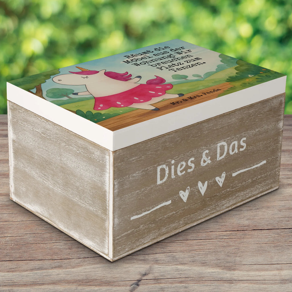 Holzkiste Einhorn Ballerina Design Erinnerungsbox, Dekokiste, Truhe, Holzkiste, Erinnerungskiste, Kiste, Schatulle, Geschenkdose, Schatzkiste, Geschenkbox, XXL, Aufbewahrungsbox, Einhorn, Einhörner, Einhorn Deko, Unicorn, Tanzen, Lebenslust, Spaß, Feiern, Geburtstag, Ballerina, Lebensfreude, Wohnung, Party, Tänzerin