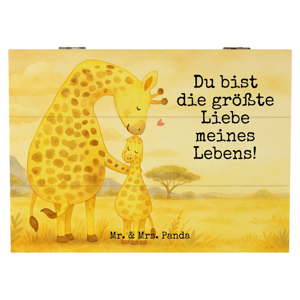 Holzkiste Giraffe Kind Design Erinnerungsbox, Erinnerungskiste, Holzkiste, Truhe, Dekokiste, Schatulle, Aufbewahrungsbox, Kiste, XXL, Geschenkdose, Geschenkbox, Schatzkiste, Afrika, Wildtiere, Tochter, Mama, Giraffe, Mutter, Lieblingsmensch, Sohn, Kind