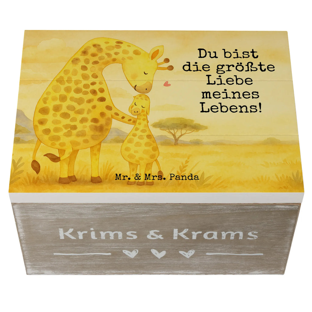 Holzkiste Giraffe Kind Design Erinnerungsbox, Erinnerungskiste, Holzkiste, Truhe, Dekokiste, Schatulle, Aufbewahrungsbox, Kiste, XXL, Geschenkdose, Geschenkbox, Schatzkiste, Afrika, Wildtiere, Tochter, Mama, Giraffe, Mutter, Lieblingsmensch, Sohn, Kind