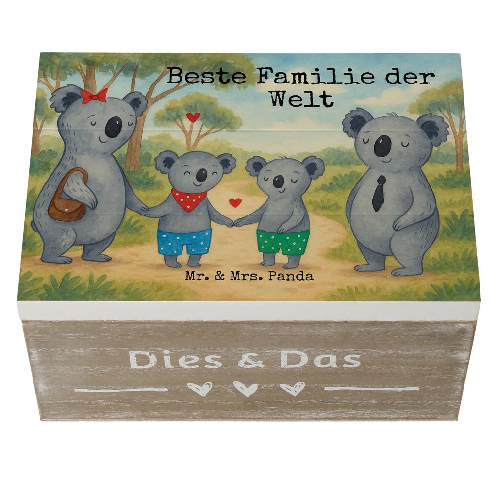 Holzkiste Koala Familie zwei Design Schatzkiste, Erinnerungskiste, Erinnerungsbox, Geschenkdose, Kiste, Holzkiste, XXL, Schatulle, Dekokiste, Aufbewahrungsbox, Geschenkbox, Truhe, Familie, Vatertag, Muttertag, Bruder, Schwester, Mama, Papa, Oma, Opa, Koalabär, Koala, beste Familie, Lieblingsfamilie, Familienzeit, Familienleben, Koalafamilie