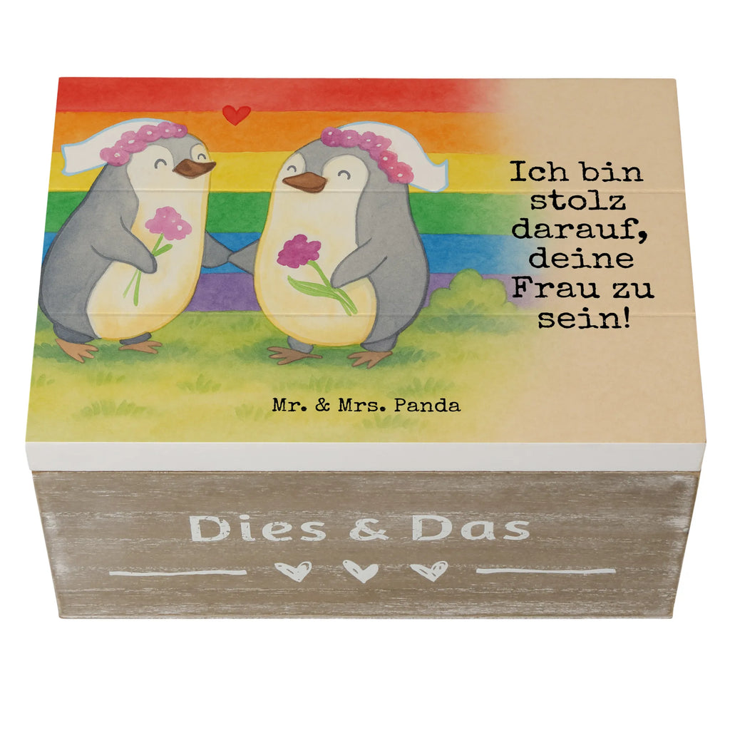 Holzkiste Pinguine Lesbian Pride Design Kiste, Schatulle, Dekokiste, Geschenkdose, Schatzkiste, Erinnerungsbox, XXL, Truhe, Holzkiste, Erinnerungskiste, Geschenkbox, Aufbewahrungsbox, Hochzeit, Hochzeitsgeschenk, Ehe, Hochzeitsfeier, Trauung, Trauungsgeschenk, Hochzeitskarte, Verlobungsfeier, Verlobungsgeschenk, Hochzeitsgeschenkideen, Hochzeitsgeschenke für Brautpaar, Gleichgeschlechtliche Hochzeit