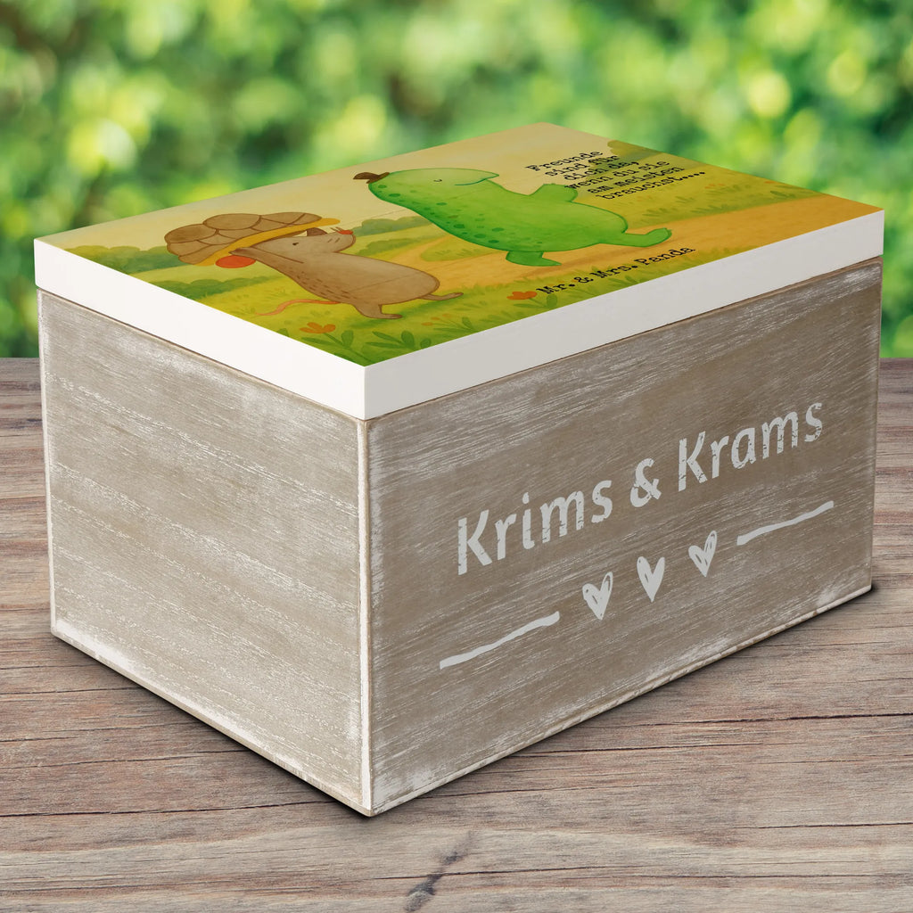 Wooden chest tortoise Mouse Design Geschenkbox, Kiste, Holzkiste, Truhe, Erinnerungskiste, XXL, Schatzkiste, Geschenkdose, Erinnerungsbox, Dekokiste, Schatulle, Aufbewahrungsbox, Schildkröte, Maus, beste Freundinnen, Freundinnen, Freunde, beste Freunde