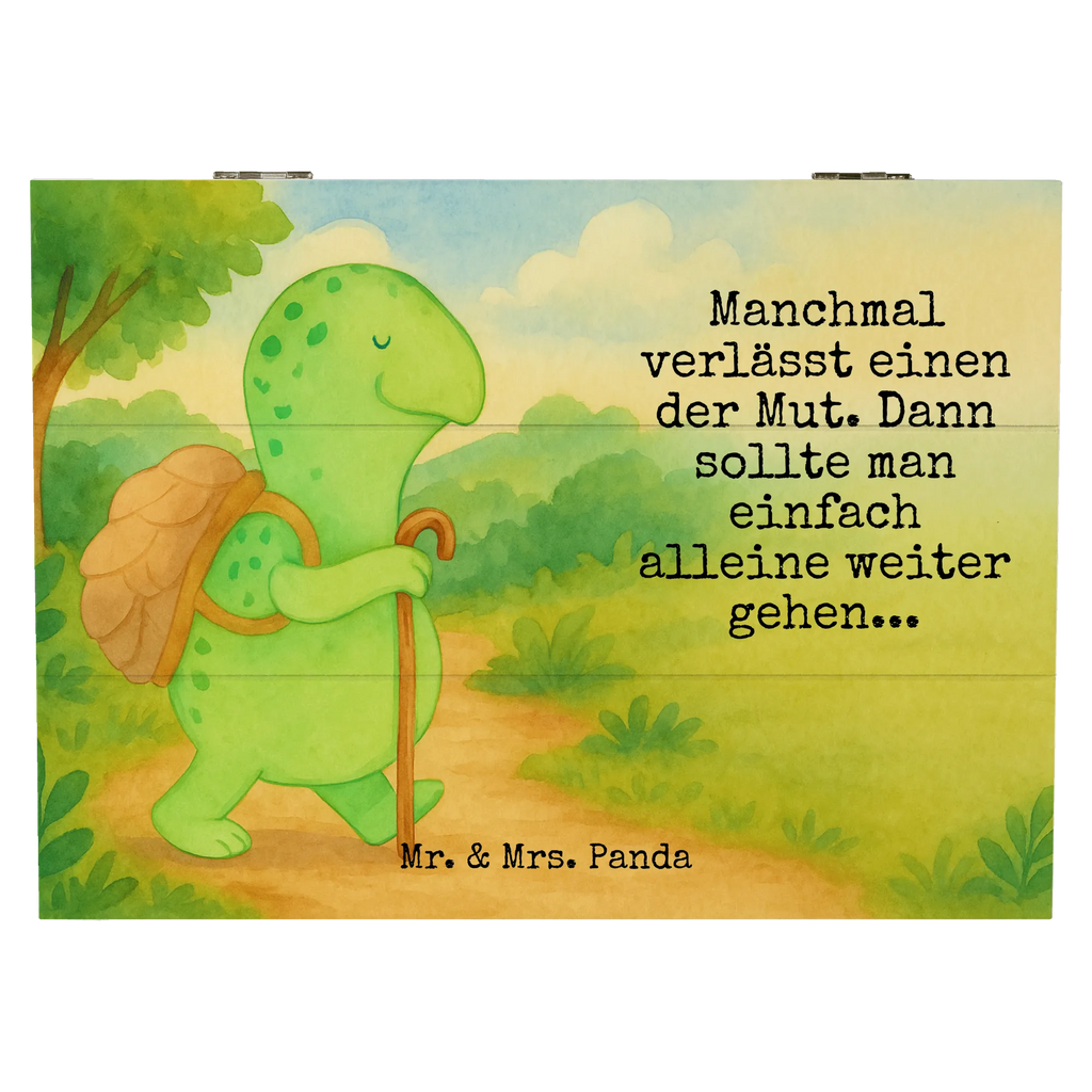 Holzkiste Schildkröte Wanderer Design Schatulle, Aufbewahrungsbox, Geschenkbox, Geschenkdose, Holzkiste, Erinnerungsbox, Schatzkiste, Kiste, Dekokiste, XXL, Erinnerungskiste, Truhe, Schildkröte, Neuanfang, Motivationssprüche, Motivation, Motivationsspruch, Schildkröten
