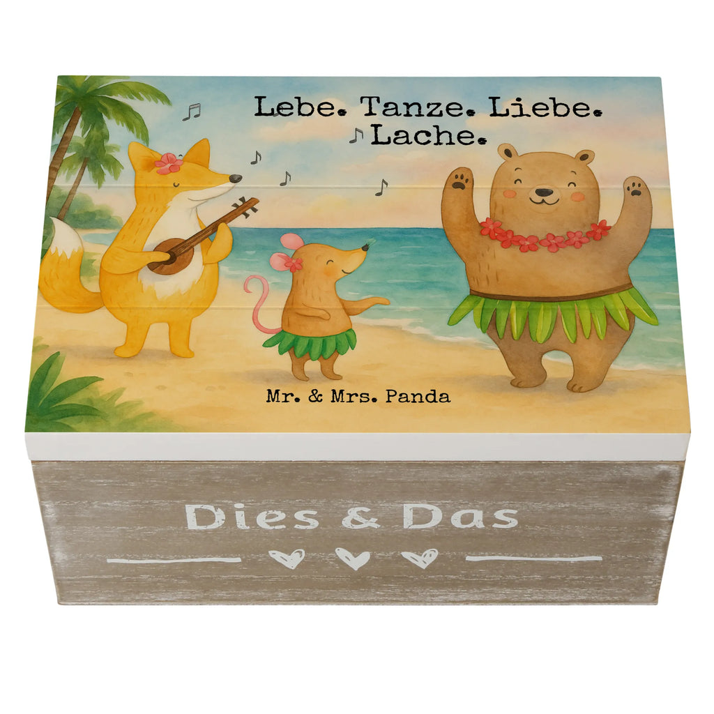 Holzkiste Waldtiere Aloha Design Kiste, Schatulle, Erinnerungskiste, Aufbewahrungsbox, Dekokiste, Schatzkiste, XXL, Holzkiste, Erinnerungsbox, Geschenkbox, Truhe, Geschenkdose, Tiermotive, Gute Laune, lustige Sprüche, Tiere, Igel, Tanzen, Aloha, Waldtiere, Bär, Wald, Hase, Leben, Musik, Lachen