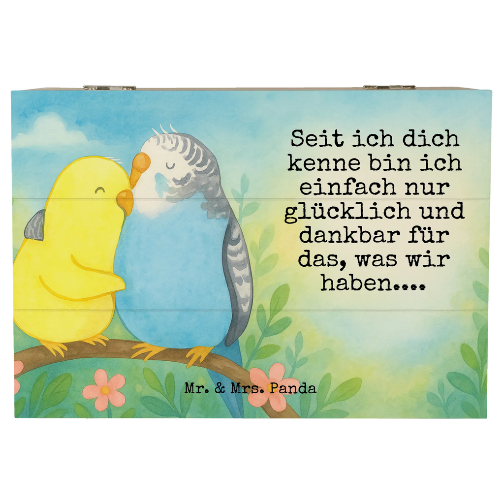 Holzkiste Wellensittich Liebe Design Schatzkiste, Truhe, Kiste, Aufbewahrungsbox, Geschenkbox, XXL, Erinnerungskiste, Schatulle, Dekokiste, Holzkiste, Geschenkdose, Erinnerungsbox, Liebe, Partner, Freund, Freundin, Ehemann, Ehefrau, Heiraten, Verlobung, Heiratsantrag, Liebesgeschenk, Jahrestag, Hocheitstag, Kuscheln, Vögel, Wellensittich, Vertrauen, Nähe