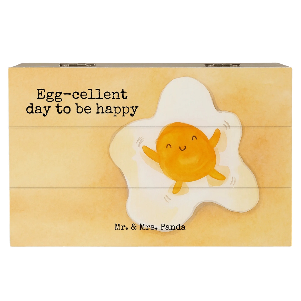 Holzkiste Spiegelei Ei Design Aufbewahrungsbox, Erinnerungsbox, Schatulle, Truhe, Geschenkdose, Holzkiste, Erinnerungskiste, Kiste, Geschenkbox, Schatzkiste, XXL, Dekokiste, Tiermotive, Gute Laune, lustige Sprüche, Tiere, Glücklich, Tag, Ei, Spiegelei, Schön, Liebe