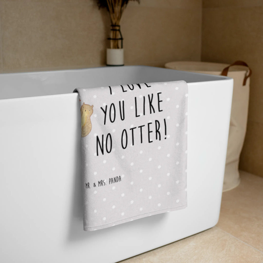 Foto XL ręcznik wydra trzymać się za ręce Kuna, wydra, morska wydra