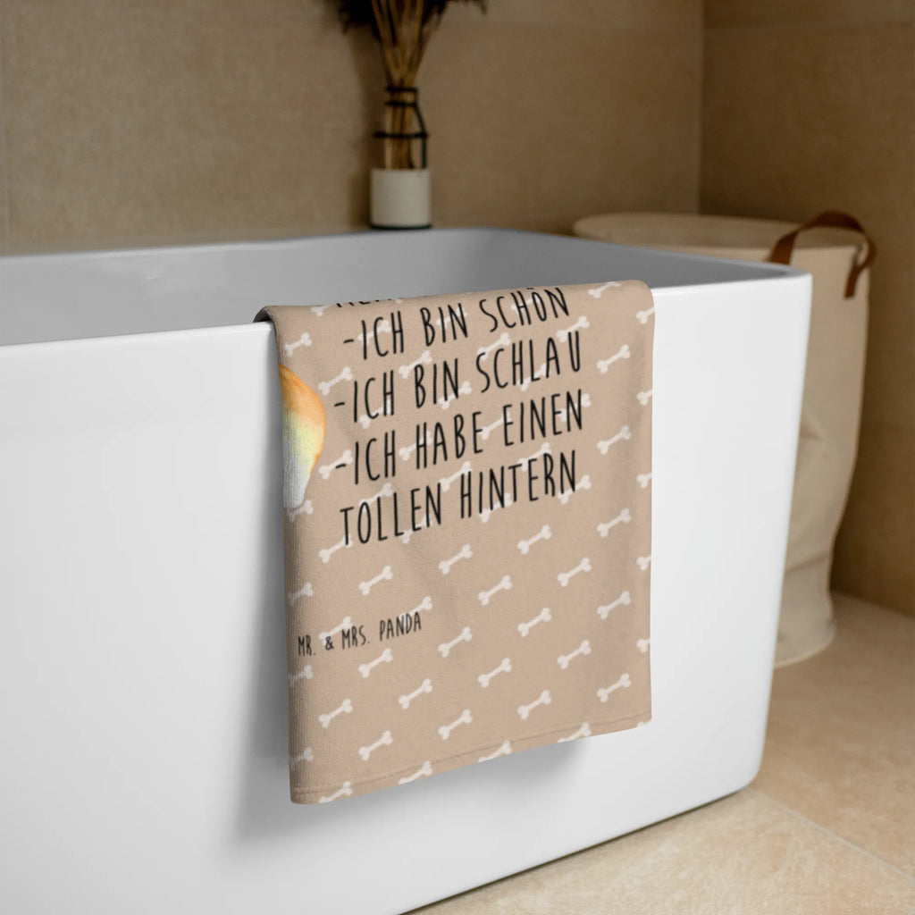 Foto XL ręcznik Corgi tyłek Pies, motyw psa, zwierzę domowe, rasa psa, miłośnik zwierząt, właściciel psa, powiedzenia