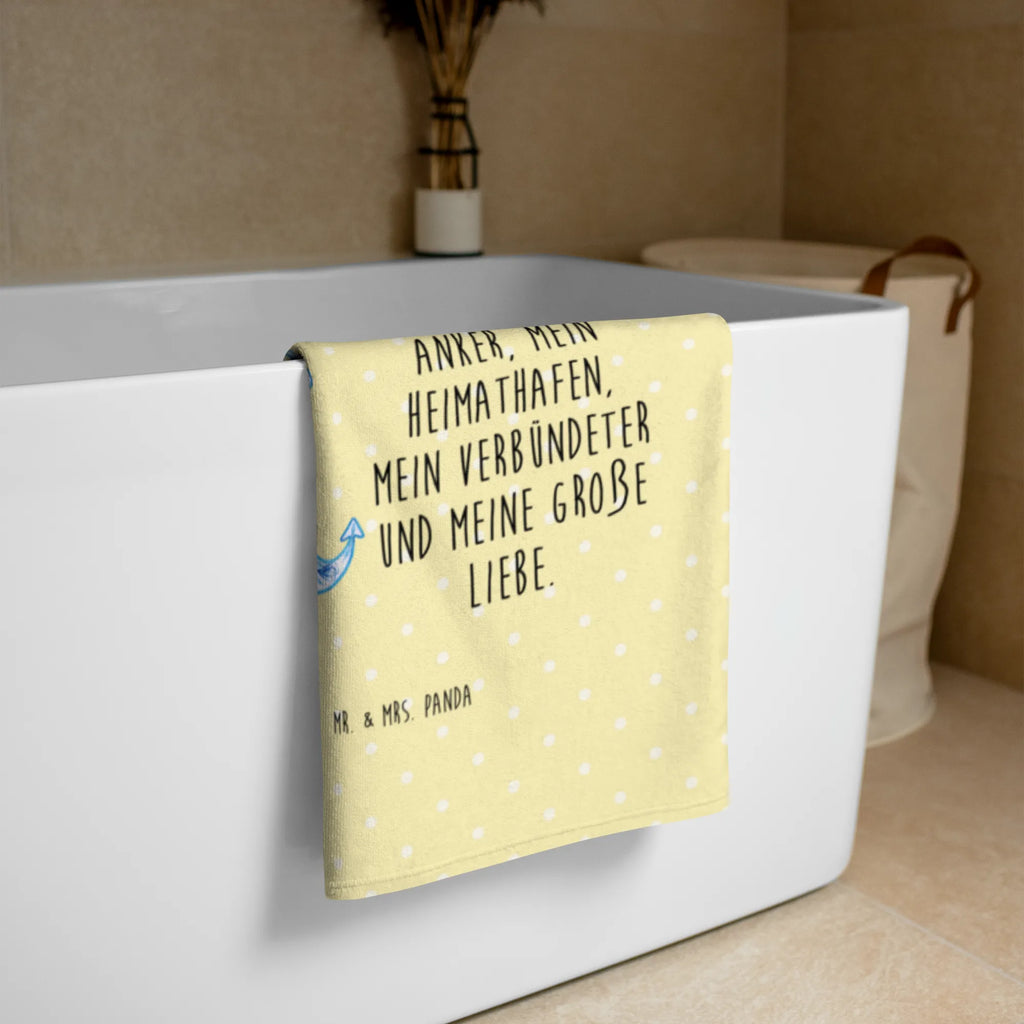 Foto XL ręcznik kotwica Niebieski Motywy zwierzęce, dobra energia, zabawne powiedzonka, zwierzęta