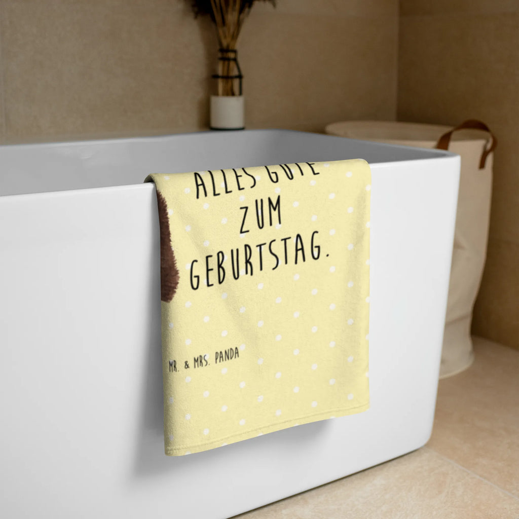 Photo XL Towel Hedgehog balloon small animals, cute, funny, cute animal motives, hand drawn, small world, funny sayings, good mood, happy, gifts, gift ideas, special gifts, animal lover, card, Birthday Child, Balloon, Happy Birthday, hedgehog, Birthday