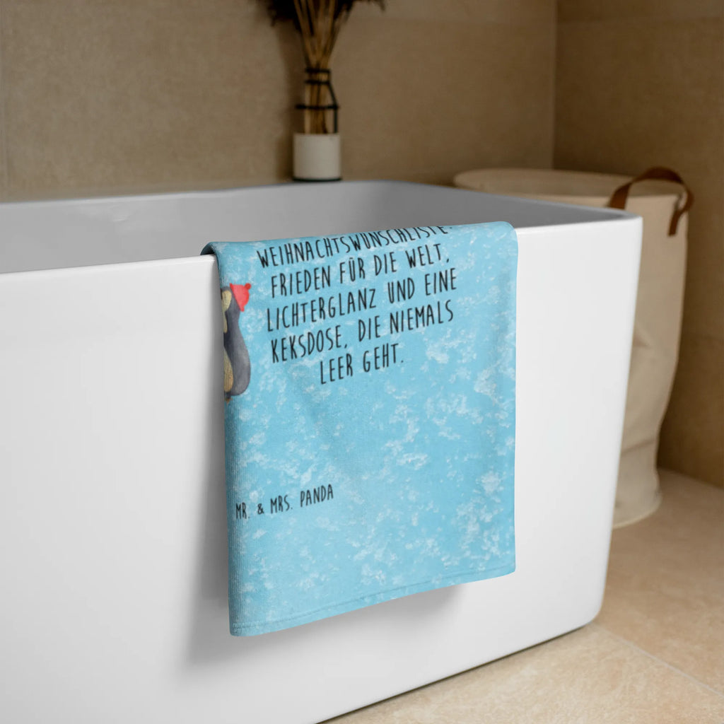 Photo XL Towel penguin Christmas tree Winter, Christmas, Christmas time, snow, Penguin