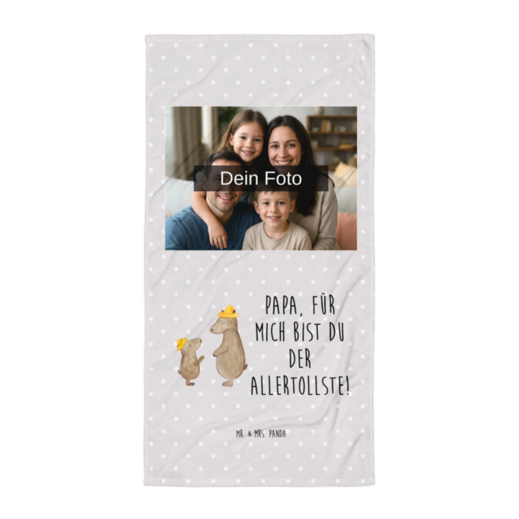 Photo XL Towel Bears with hats Family, Father's Day, Mother's Day, brother, sister, Mom, Dad, daddy, role model, family, father-son, children, child, favourite person, sons, son, father, bear, father's day, dad