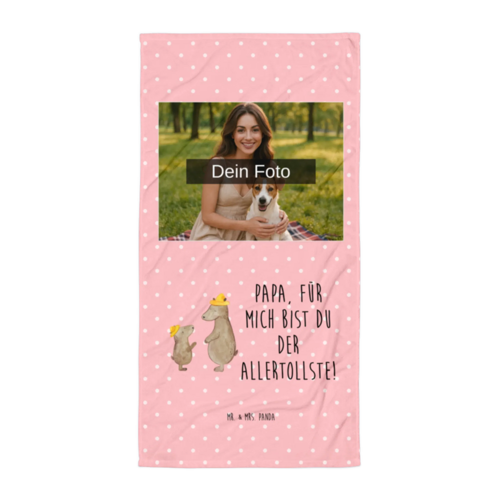 Photo XL Towel Bears with hats Family, Father's Day, Mother's Day, brother, sister, Mom, Dad, daddy, role model, family, father-son, children, child, favourite person, sons, son, father, bear, father's day, dad