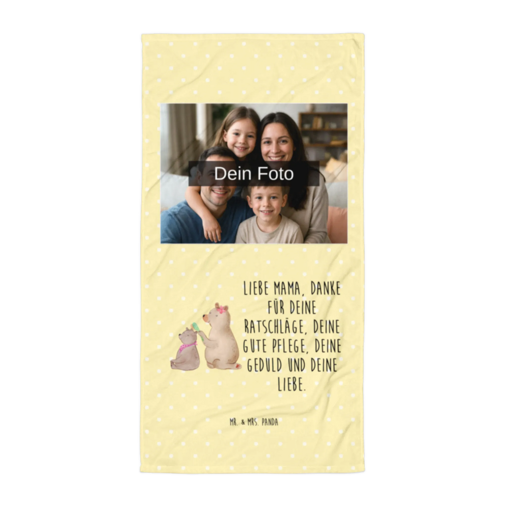 Photo XL Towel bear child Family, Father's Day, Mother's Day, brother, sister, Mom, Dad, Mama, Gift