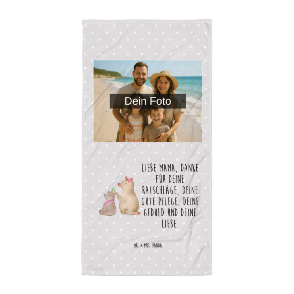 Photo XL Towel bear child Family, Father's Day, Mother's Day, brother, sister, Mom, Dad, Mama, Gift