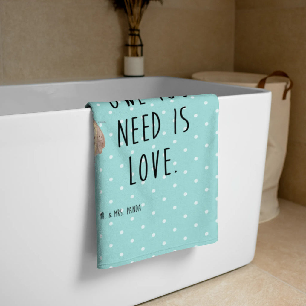 Foto XL ręcznik sowy miłość Sowa