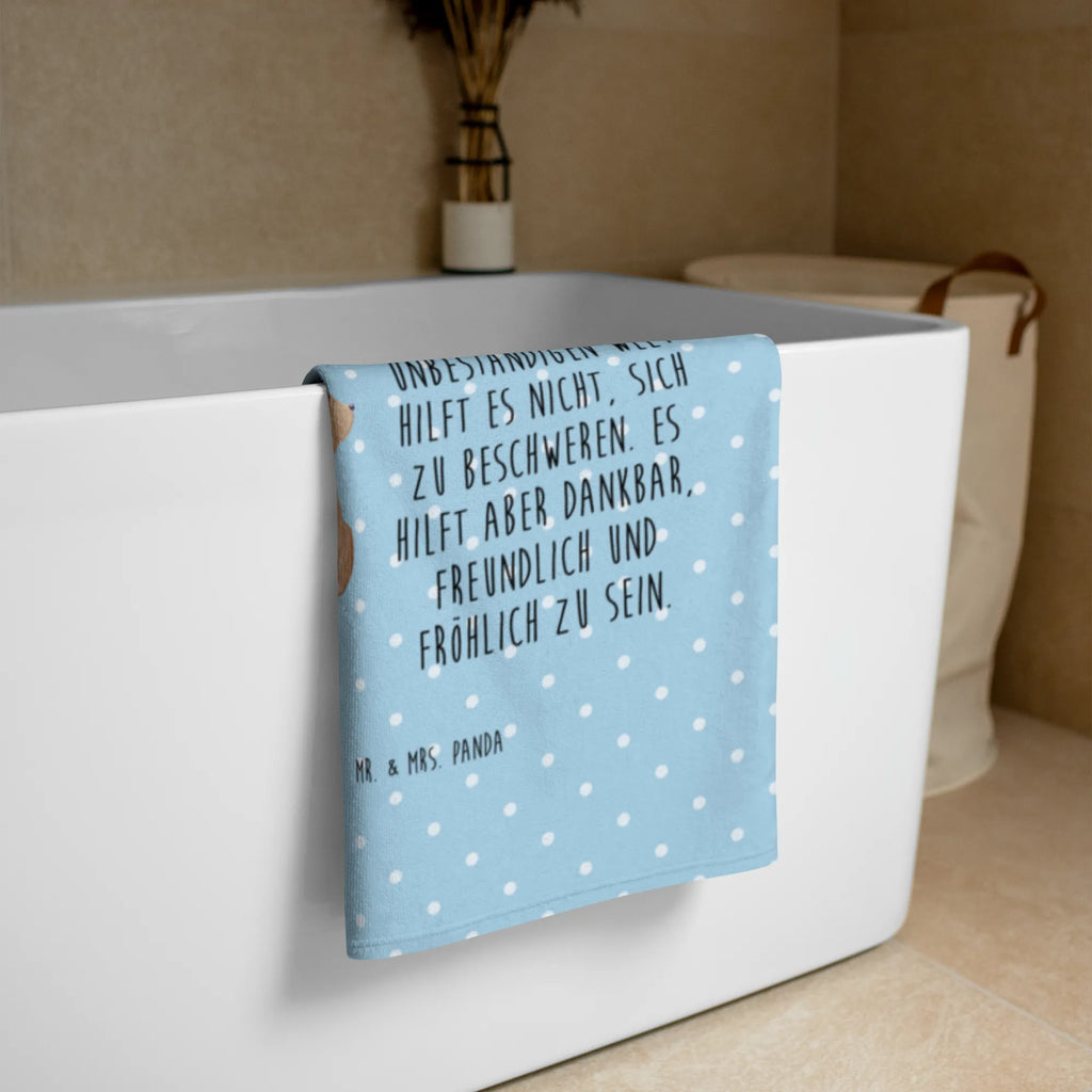 Foto XL ręcznik niedźwiedź spojrzenie przez ramię Niedźwiedź, Miś, Pluszowy miś