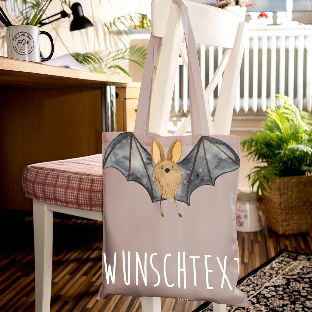 Personalisierte Foto Tragetasche Fledermaus Flügel Personalisierte Foto Tragetasche, Tiermotive, Gute Laune, lustige Sprüche, Tiere