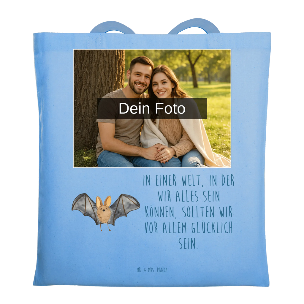 Personalisierte Foto Tragetasche Fledermaus Flügel Personalisierte Foto Tragetasche, Tiermotive, Gute Laune, lustige Sprüche, Tiere