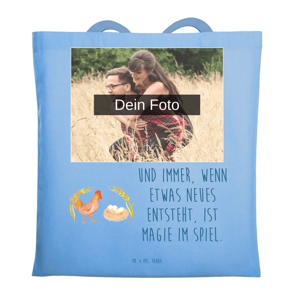 Personalisierte Foto Tragetasche Huhn Stolz Personalisierte Foto Tragetasche, Bauernhof, Hoftiere, Landwirt, Landwirtin, Hahn, Henne, Hühner, Eier, Hof, Landleben, Motivation, Geburt, Magie, Spruch, Schwangerschaft