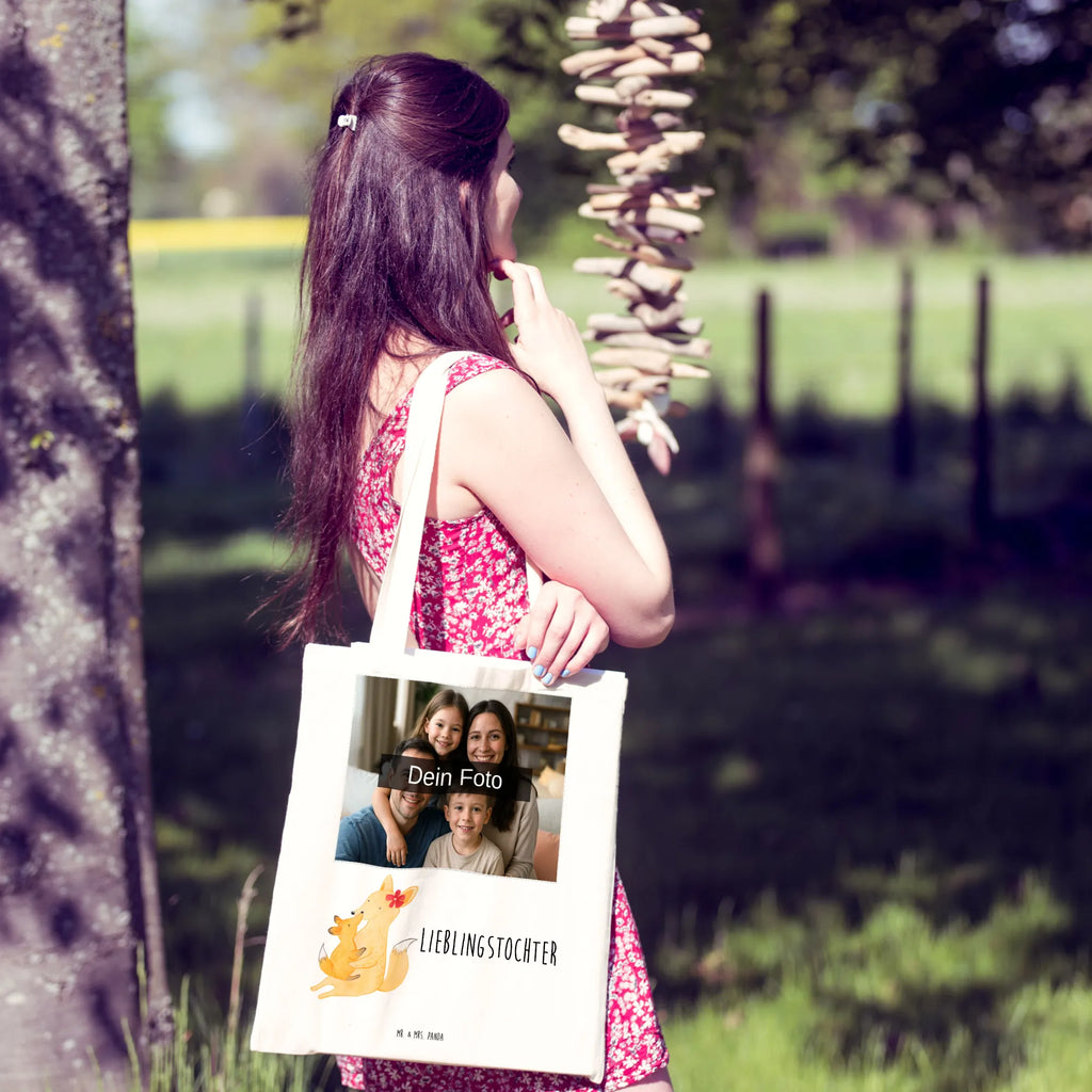 Personalisierte Foto Tragetasche Fuchs Mama Personalisierte Foto Tragetasche, Familie, Vatertag, Muttertag, Bruder, Schwester, Mama, Papa, Oma, Opa, Mutter, Tochter, Lieblingstochter, Beste Tochter, Geschenk