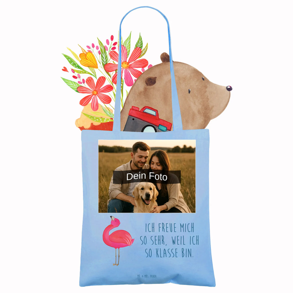 Personalisierte Foto Tragetasche Flamingo Stolz Personalisierte Foto Tragetasche, Flamingo, stolz, Freude, Selbstliebe, Selbstakzeptanz, Freundin, beste Freundin, Tochter, Mama, Schwester