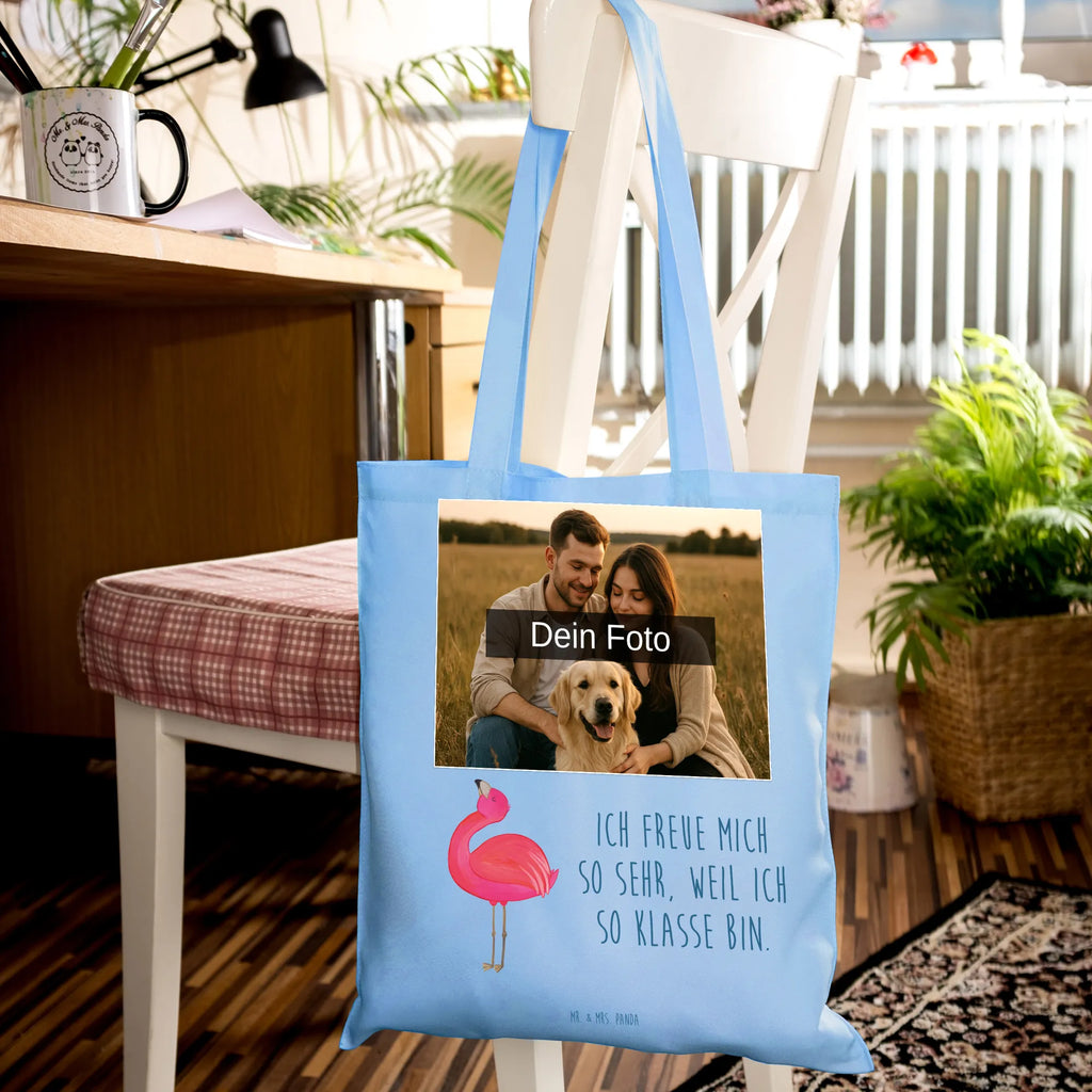 Personalisierte Foto Tragetasche Flamingo Stolz Personalisierte Foto Tragetasche, Flamingo, stolz, Freude, Selbstliebe, Selbstakzeptanz, Freundin, beste Freundin, Tochter, Mama, Schwester