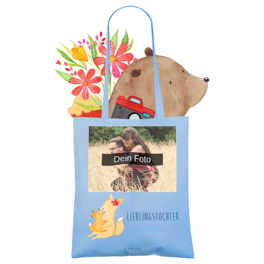 Personalisierte Foto Tragetasche Fuchs Mama Personalisierte Foto Tragetasche, Familie, Vatertag, Muttertag, Bruder, Schwester, Mama, Papa, Oma, Opa, Mutter, Tochter, Lieblingstochter, Beste Tochter, Geschenk