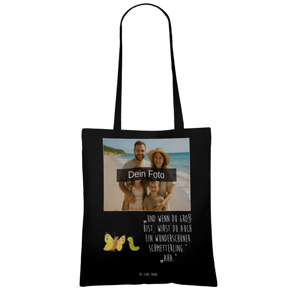 Personalisierte Foto Tragetasche Raupe Schmetterling Personalisierte Foto Tragetasche, Tiermotive, Gute Laune, lustige Sprüche, Tiere, Raupe, Schmetterling, Zitronenfalter, Entwicklung, Erwachsen werden, Kokon, Hut, Hütchen, Schönheit, Aufwachsen