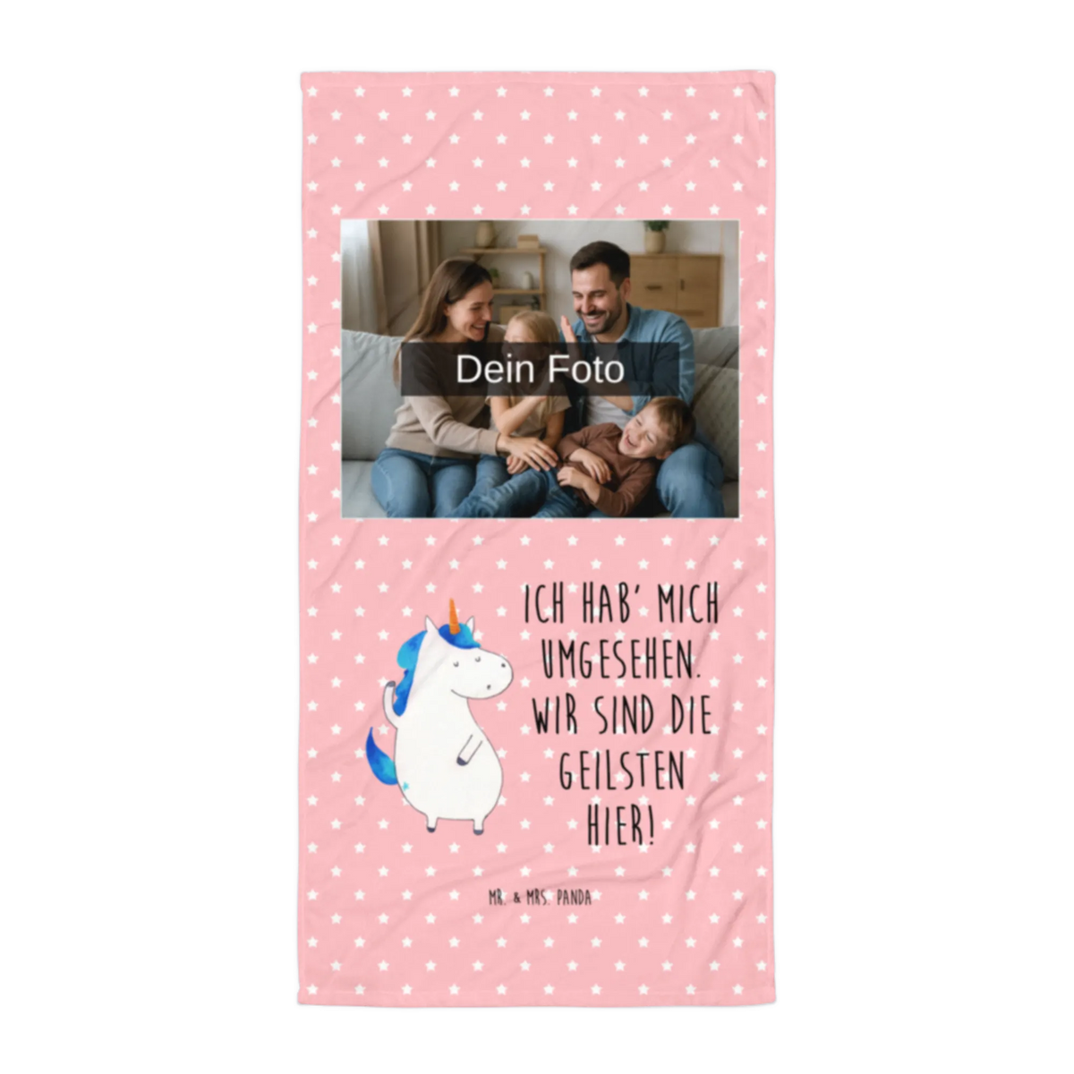 Photo XL Towel unicorn Man pretty, man, girlfriend gift, girlfriend present, best friend, best