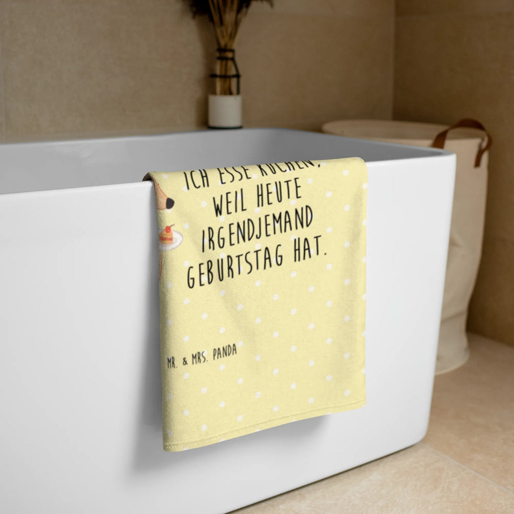 Photo XL Towel Hedgehog piece of cake small animals, cute, funny, cute animal motives, hand drawn, small world, funny sayings, good mood, happy, gifts, gift ideas, special gifts, animal lover, card, baking gift, cake, invitation party, bake cake, hedgehog, birthday cake, food saying