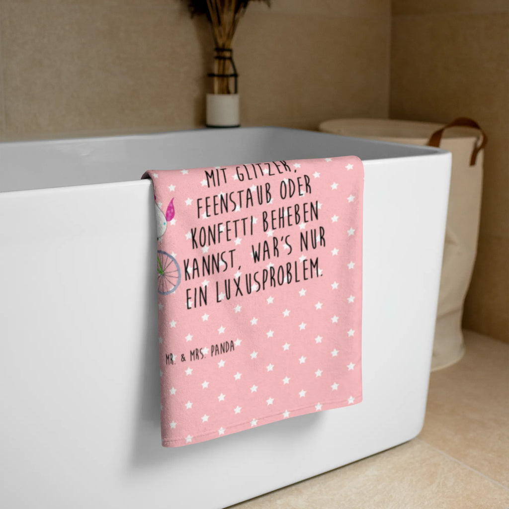 Foto XL ręcznik Jednorożec Rowerzysta Jednorożec, jednorożce, dekoracje jednorożca, jednorożec