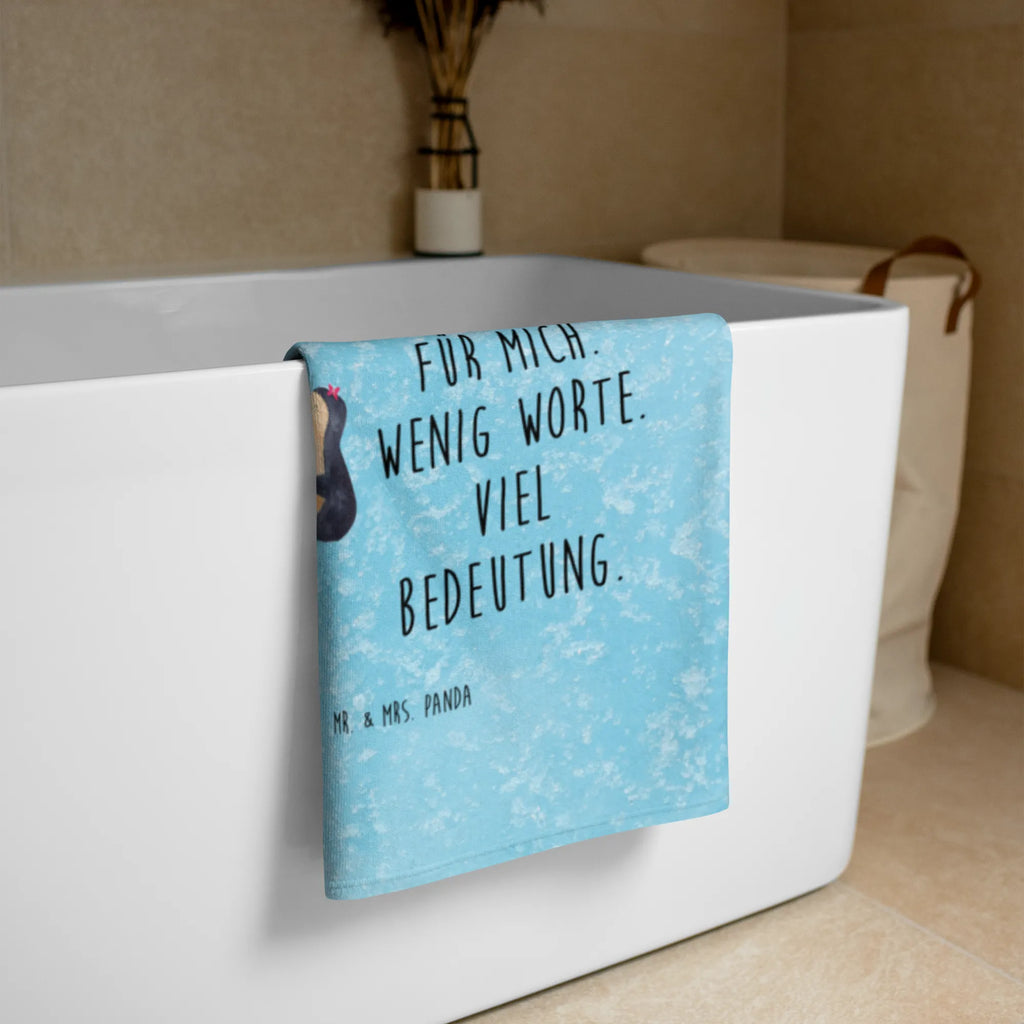 Foto XL ręcznik Pingwin para Pinguin