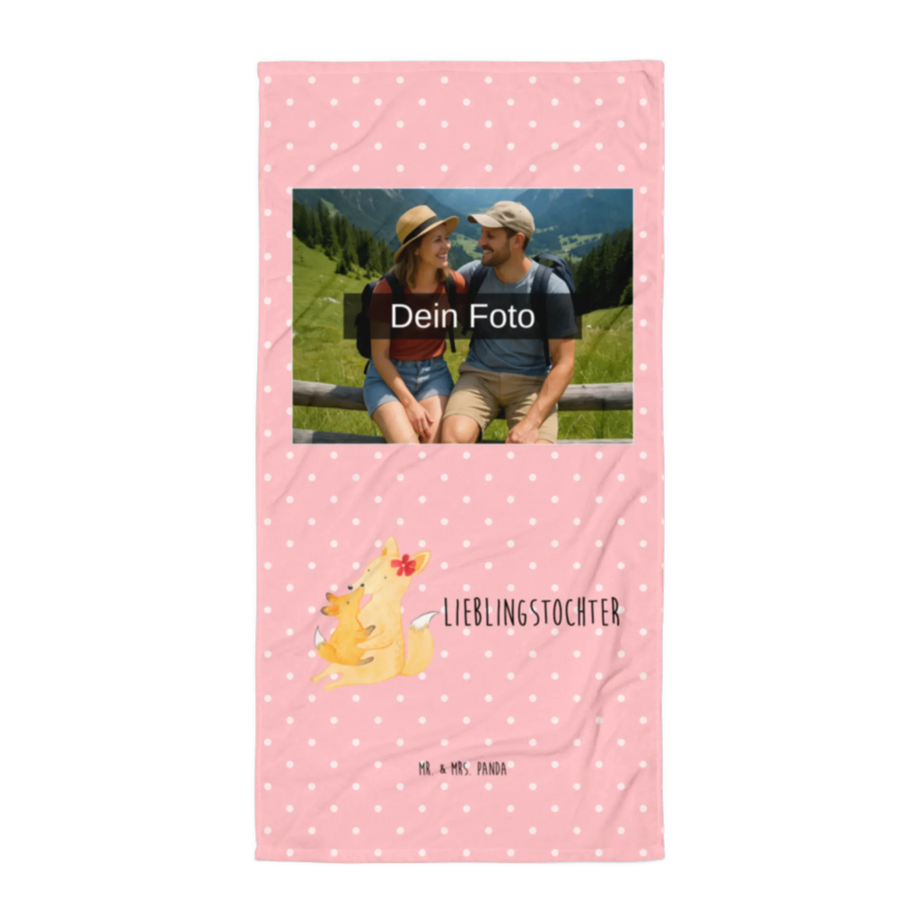 Foto XL ręcznik Lis Mama Rodzina, Dzień Ojca, Dzień Matki, brat, siostra, mama, tata, babcia, dziadek