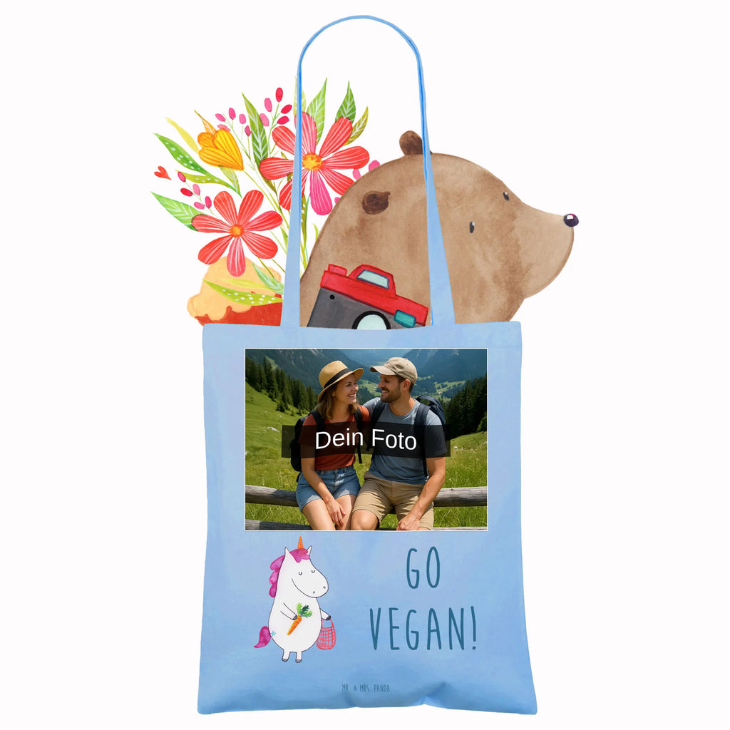 Personalisierte Foto Tragetasche Einhorn Vegan Personalisierte Foto Tragetasche, Einhorn, Einhörner, Einhorn Deko, Unicorn, Vegetariar, Gesund leben, Veganer, vegan, Gesund essen, Veganismus, Rohkost