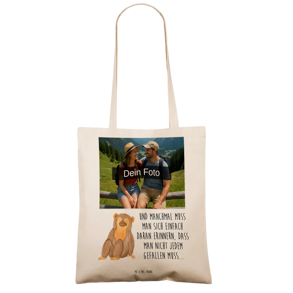Personalisierte Foto Tragetasche Affe Personalisierte Foto Tragetasche, Afrika, Wildtiere, Affen, Selbstachtung, Selbstliebe, Selfcare, Liebe, Affe, Selbstbewusstsein, Respekt, Äffchen, Motivation