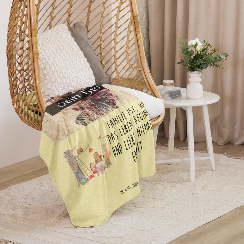 Sherpa Photo Cuddle Blanket forest animals picnic Foto Kuscheldecke, Tiermotive, Gute Laune, lustige Sprüche, Tiere, Maus, Waldtiere, Eichhörnchen, Fuchs, Hase, Igel, Wald, Picknick