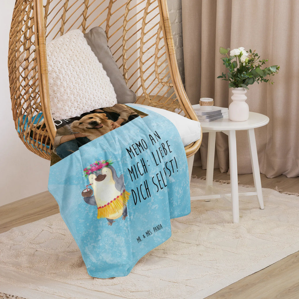 Sherpa Photo Cuddle Blanket Penguin coconut Penguin, North Pole, Winter, Penguins, coconut, Hawaii, penguins, vacation, aloha