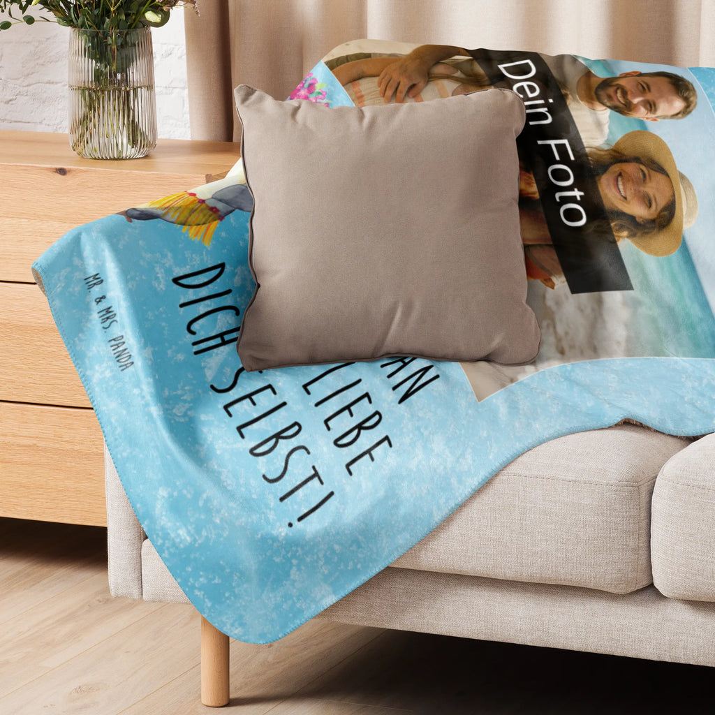 Sherpa Photo Cuddle Blanket Penguin coconut Penguin, North Pole, Winter, Penguins, coconut, Hawaii, penguins, vacation, aloha