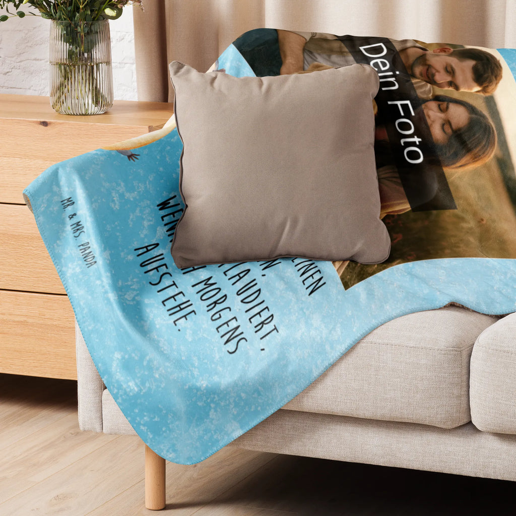 Sherpa Photo Cuddle Blanket Penguin march Foto Kuscheldecke, Pinguin, Schwester, Pinguine, Familie, Frühaufsteher, Langschläfer, Bruder