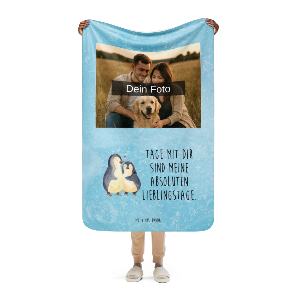 Sherpa Foto Kuscheldecke Pinguin umarmen Foto Kuscheldecke, Pinguin, Jahrestag, Hochzeit, Hochzeitstag, Liebe, Liebesbeweis, Hochzeitsgeschenk, Liebespaar, Liebesgeschenk, Verlobung