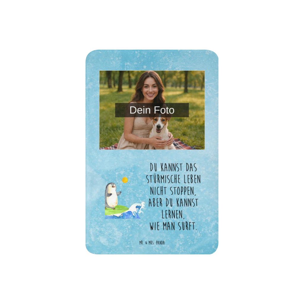 Sherpa Photo Cuddle Blanket Penguin surfer Penguin, North Pole, Winter, Penguins, penguins, holidays, Hawaii, waves, surfing, wave riding, surfers, Portugal