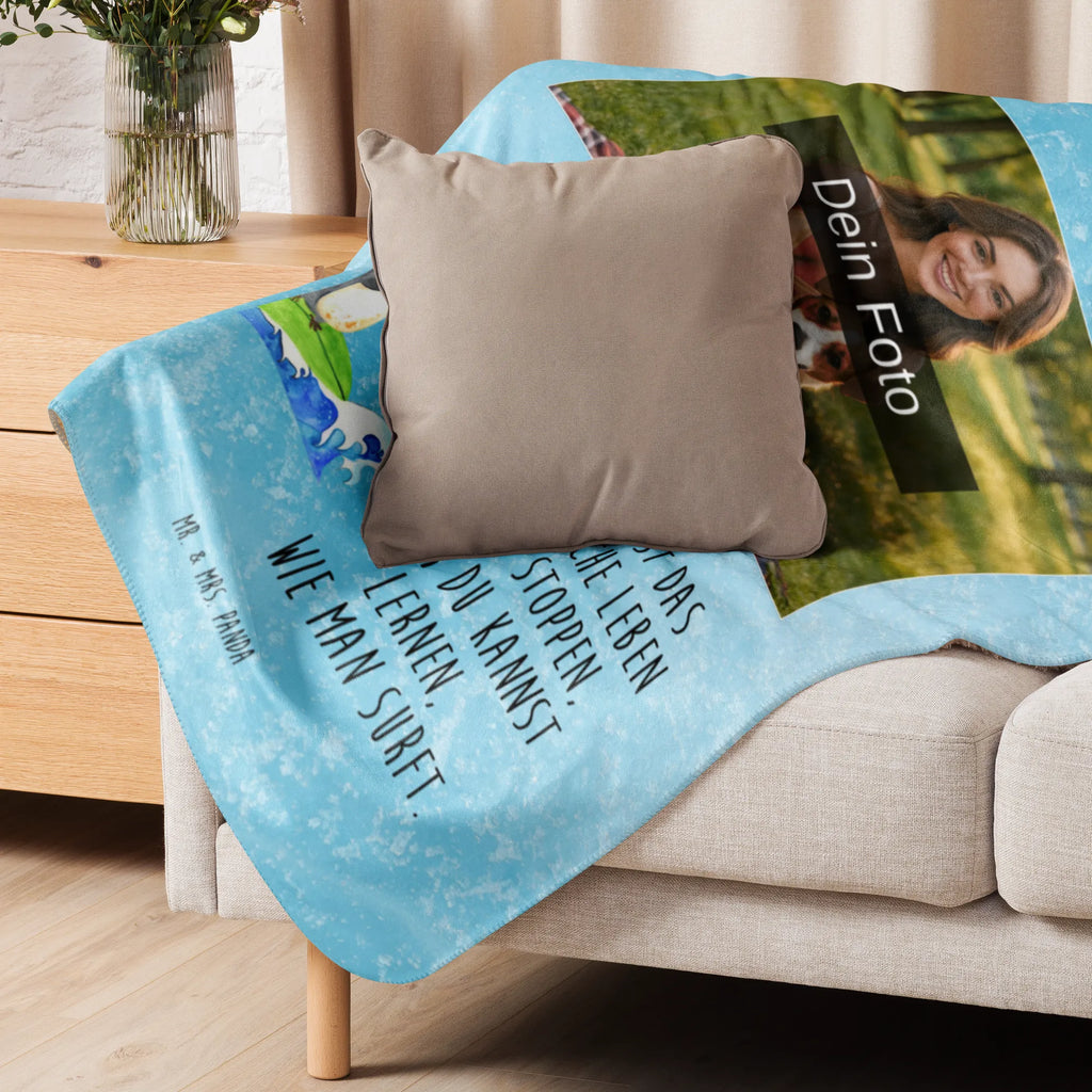 Sherpa Photo Cuddle Blanket Penguin surfer Penguin, North Pole, Winter, Penguins, penguins, holidays, Hawaii, waves, surfing, wave riding, surfers, Portugal