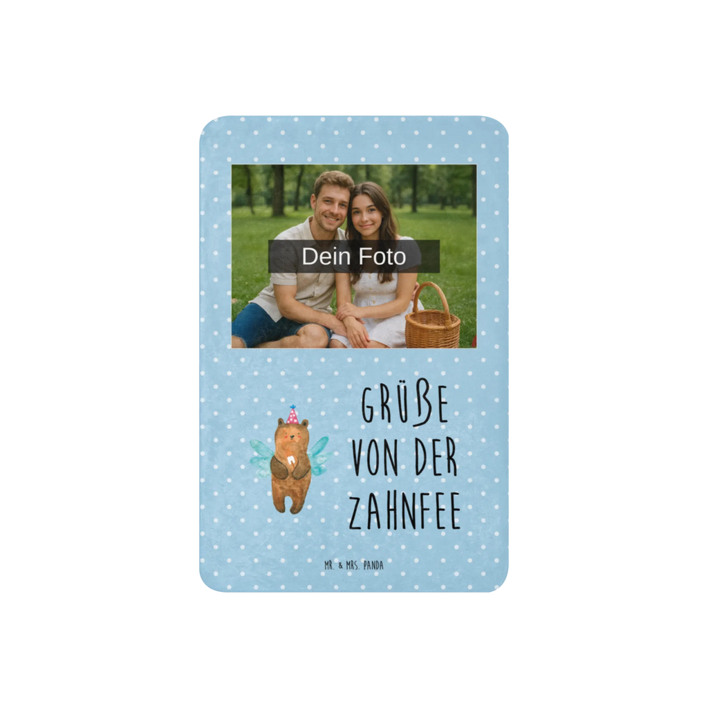 Sherpa Photo Cuddle Blanket bear tooth fairy Foto Kuscheldecke, Bär, Teddy, Teddybär, Erster Zahn, Zahnfee, Milchzahn, Fee