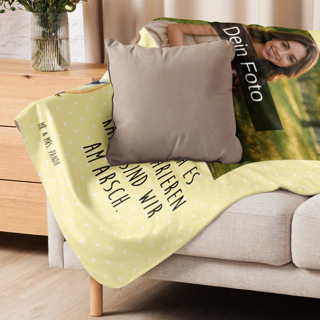 Sherpa Photo Cuddle Blanket If Daddy can't fix it, we're screwed. Foto Kuscheldecke, Familie, Vatertag, Muttertag, Bruder, Schwester, Mama, Papa, Oma, Opa, Vater, Bester Papa der Welt, Geschenk Papa