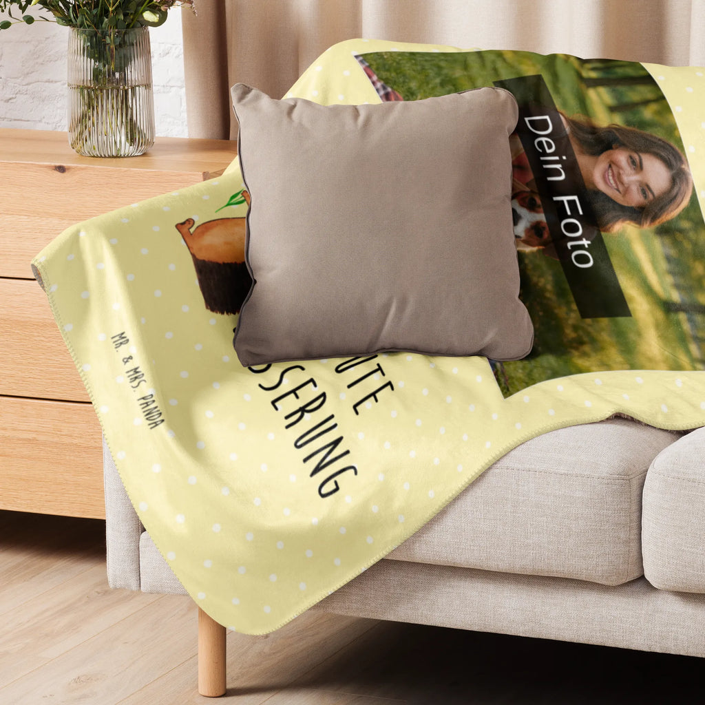 Sherpa Photo Cuddle Blanket Hedgehog Flower Foto Kuscheldecke, Tiermotive, Gute Laune, lustige Sprüche, Tiere, Gute Besserung, Genesungswünsche, krank, Besuch, Igel, Krankenhaus, Krankheit