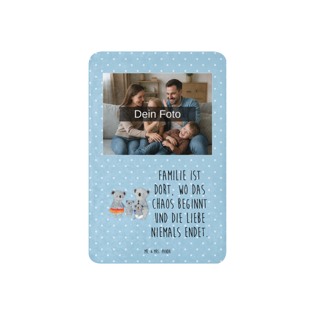 Sherpa Photo Cuddle Blanket Koala Family Foto Kuscheldecke, Familie, Vatertag, Muttertag, Bruder, Schwester, Mama, Papa, Oma, Opa, Koalas, Familienleben, Family, Kinder, Geschwister, Koala