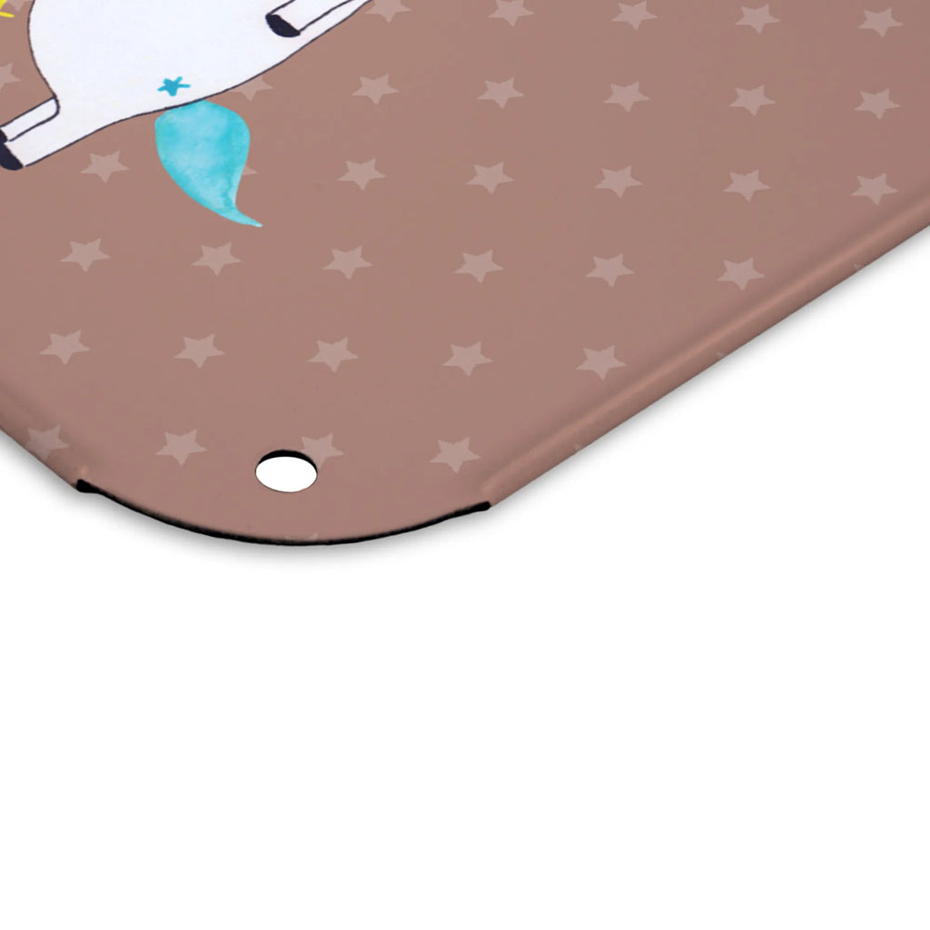 Spersonalizowany metalowy szyld ze zdjęciem Jednorożec gwiaździste niebo Jednorożec, jednorożce, dekoracje jednorożca, jednorożec